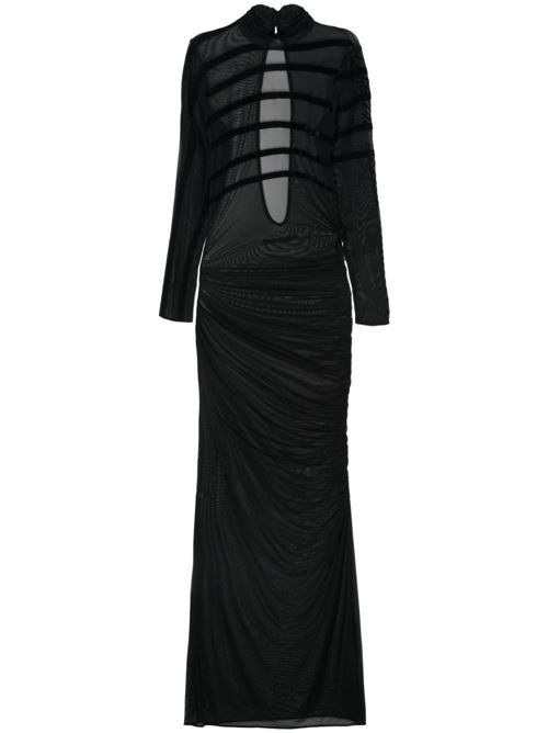 Draped mesh dress JEAN PAUL GAULTIER | 2430FRO234IT0040000